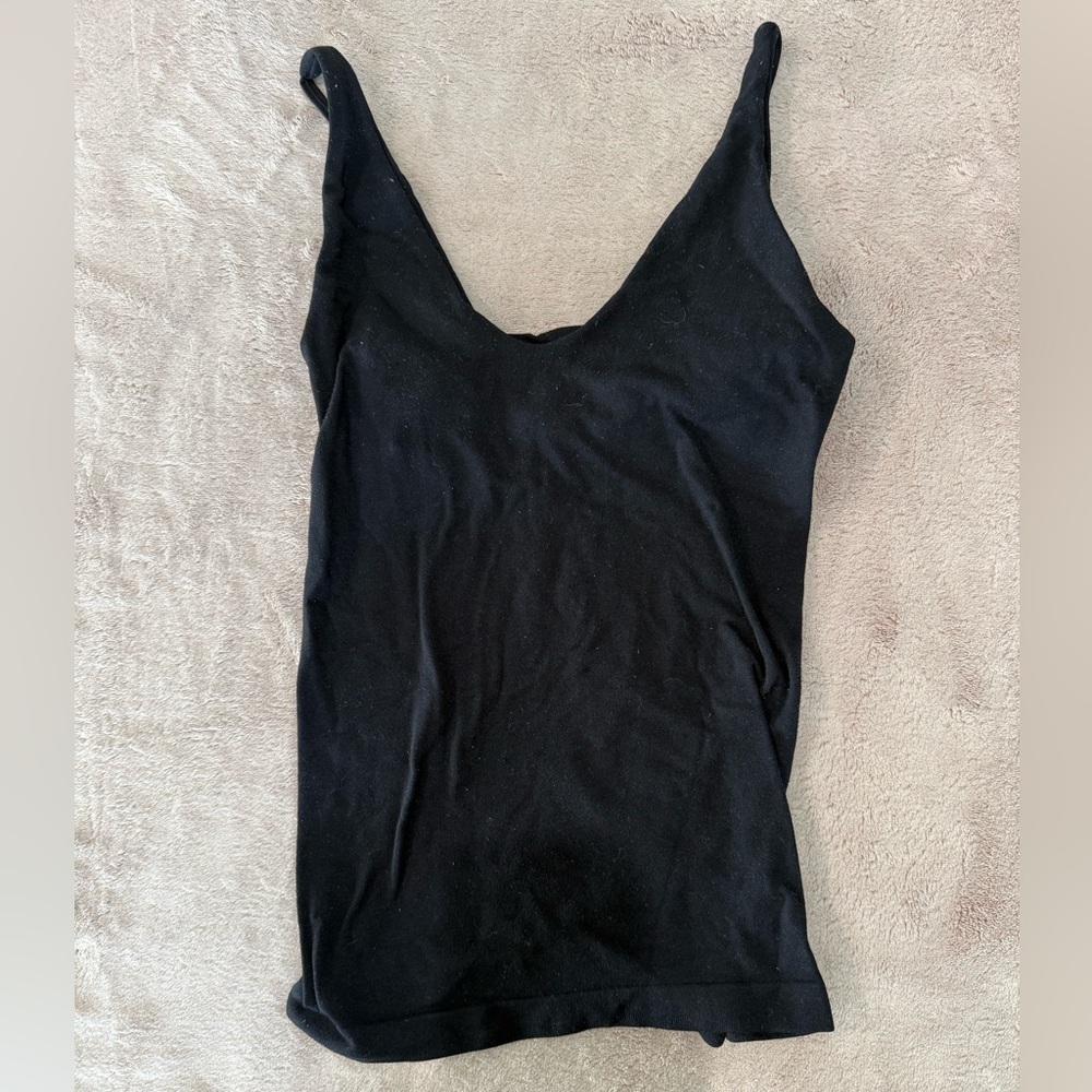 Free People Black Sleeveless Top